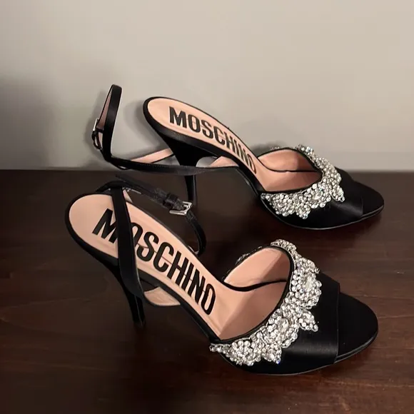 Moschino Embellished Sandals Heels 39