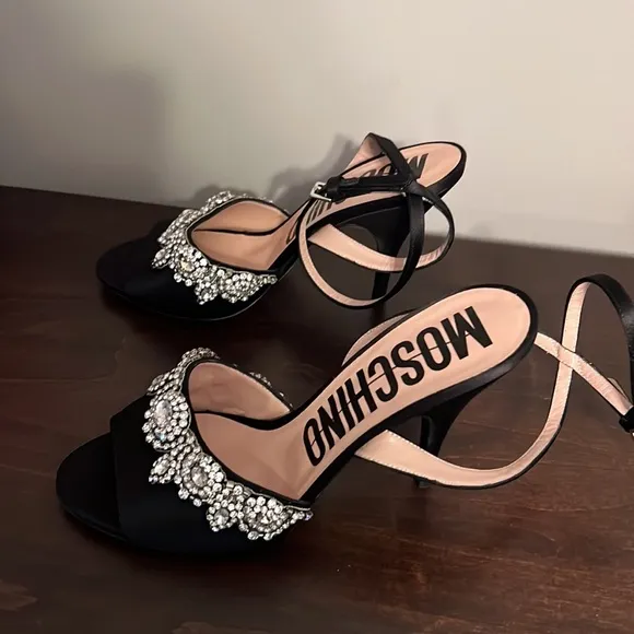 Moschino Embellished Sandals Heels 39