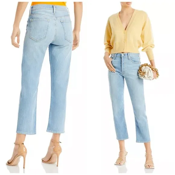 Mother The Tomcat Jeans 34 Straight Leg Ankle Crop Denim It's Kinda My Thing