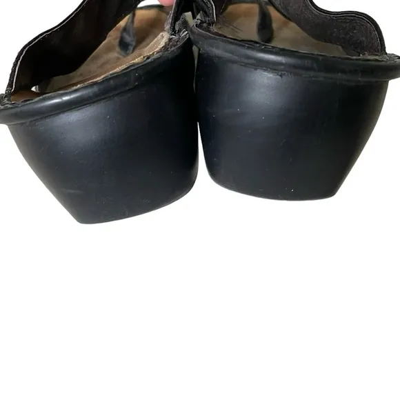 NAOT Black Leather Orthopaedic Sandals 42