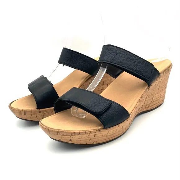 Naot Caveran Wedge Sandals Women’s Size 9 EU 40 Adjustable Straps Cushioned