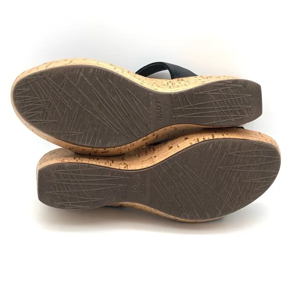 Naot Caveran Wedge Sandals Women’s Size 9 EU 40 Adjustable Straps Cushioned
