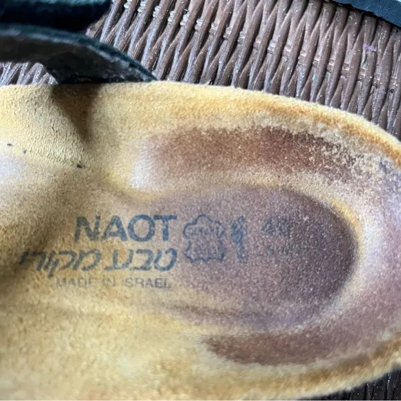 NAOT Made In Israel Blingy Adjustable Sandals Size 40 (9-9.5)