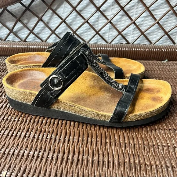 NAOT Made In Israel Blingy Adjustable Sandals Size 40 (9-9.5)