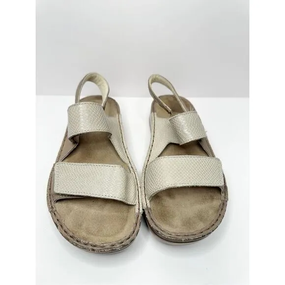 Naot Sandals Size 6.5US 37EUR Leather Burgos Adjustable Straps Cork Insoles