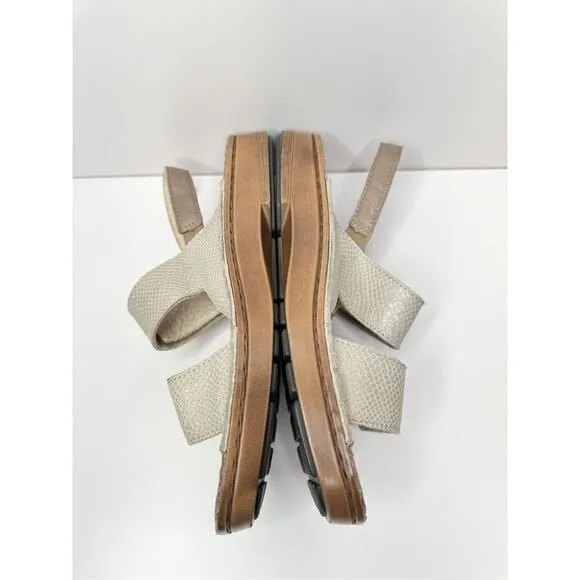 Naot Sandals Size 6.5US 37EUR Leather Burgos Adjustable Straps Cork Insoles