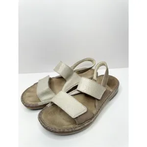 Naot Sandals Size 6.5US 37EUR Leather Burgos Adjustable Straps Cork Insoles