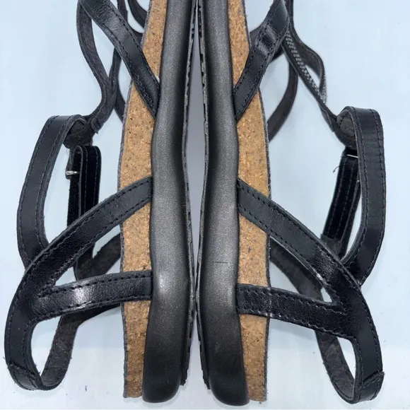 Naot Tamara Gladiator Cork Leather Suede Flat Sandals