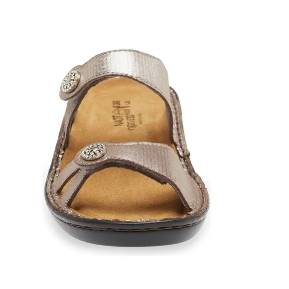 NAOT Trinton Sandals, Silver Threads Silver Size EU 40, US 9
