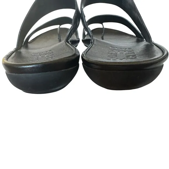 NATURALIZER GENN-DRIFT BLACK LEATHER SANDAL SIZE 7