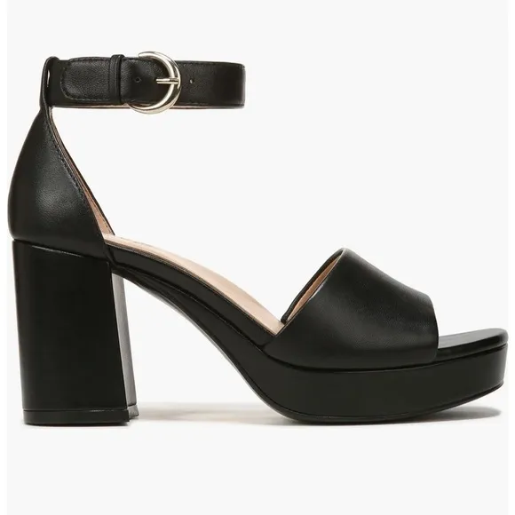 Naturalizer Pearlyn Ankle Strap Block Heel Chunky Platform Sandals - NWT