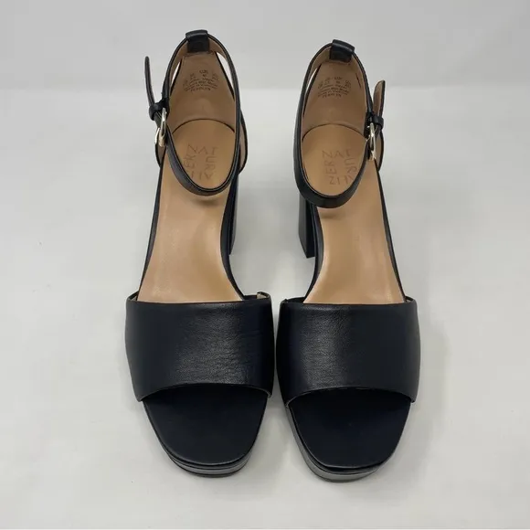 Naturalizer Pearlyn Ankle Strap Block Heel Chunky Platform Sandals - NWT