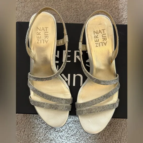 Naturalizer silver sandals
