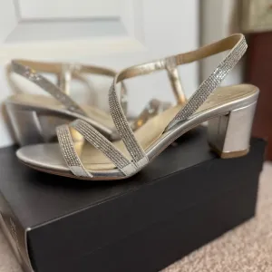 Naturalizer silver sandals