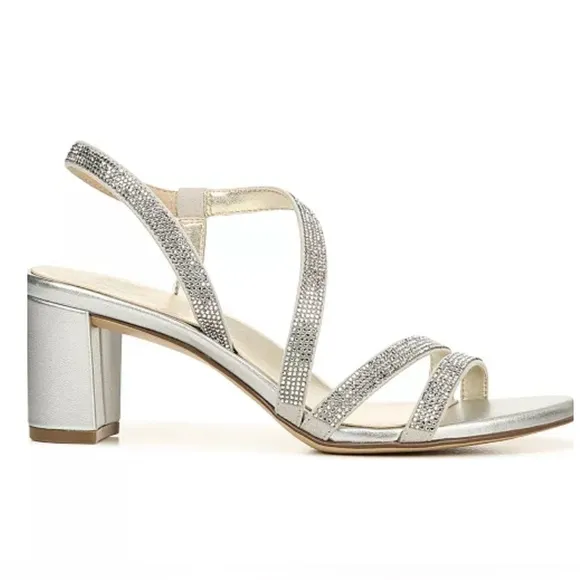 Naturalizer silver sandals
