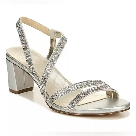 Naturalizer silver sandals