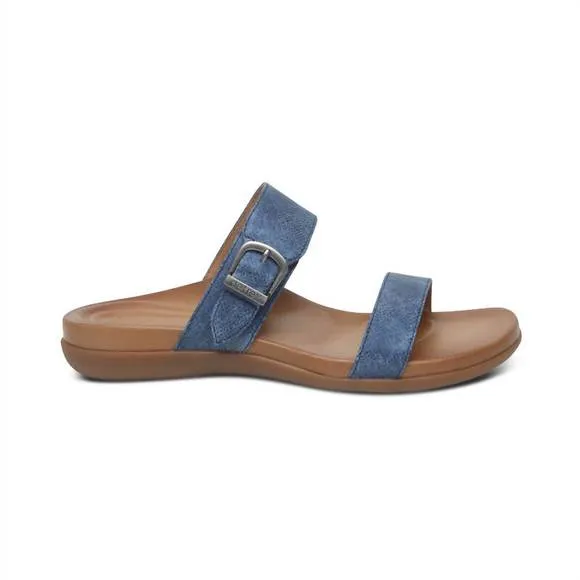 NEW AETREX women's mimi sandal in navy