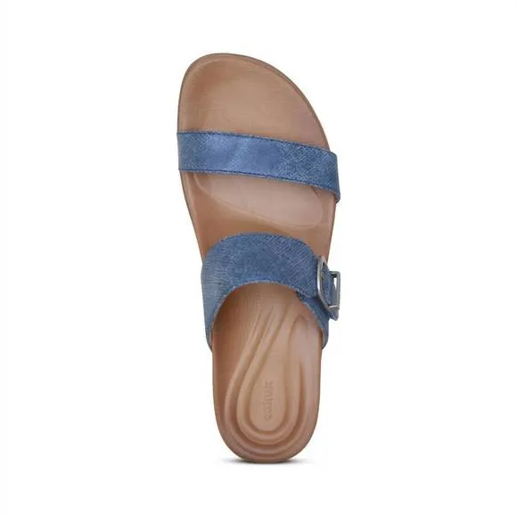 NEW AETREX women's mimi sandal in navy