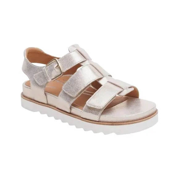 NEW AETREX women's romy sandals in champagne