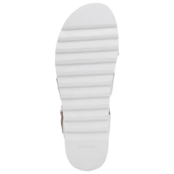 NEW AETREX women's romy sandals in champagne