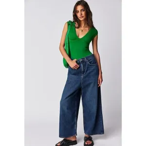 New AGOLDE Valeria Jean in Valley Dark Wash Wide Leg Baggy Loose 27
