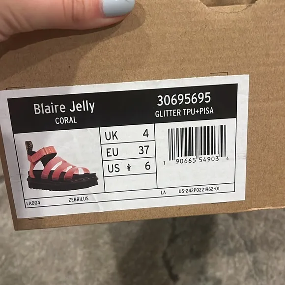 !!New Arrival!! Dr. Martens women's blaire jelly sandals