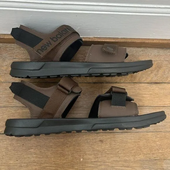 New Balance 250 Adjustable Adrift Sandals Mens SUA250B1 Brown Size 12
