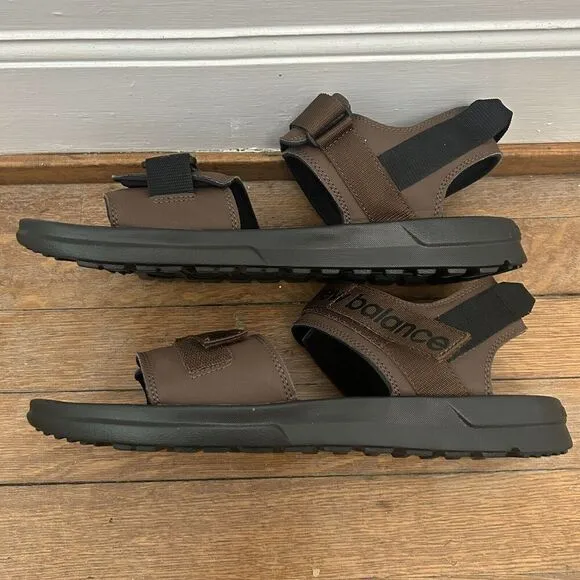 New Balance 250 Adjustable Adrift Sandals Mens SUA250B1 Brown Size 12