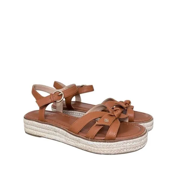 New! Bandolino Women's Petty Flat Espadrille Sandals- Size 8.5