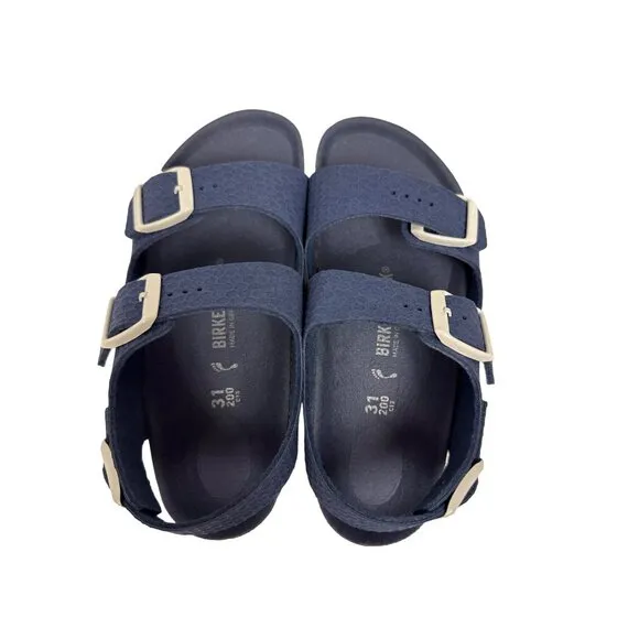 NEW! Birkenstock Kid's Sandals Blue Slingback Adjustable Euro 31 US 13 13.5