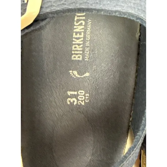 NEW! Birkenstock Kid's Sandals Blue Slingback Adjustable Euro 31 US 13 13.5