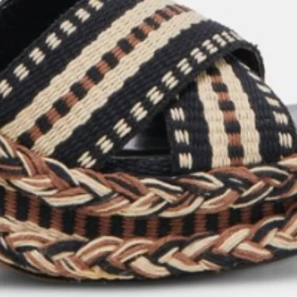 .NEW DOLCE VITA Made In Brazil Grayce Heel Sandals black multi for women…