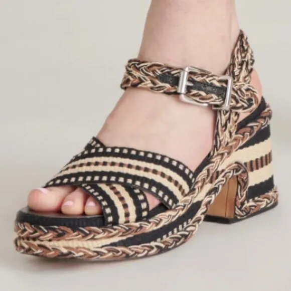 .NEW DOLCE VITA Made In Brazil Grayce Heel Sandals black multi for women…