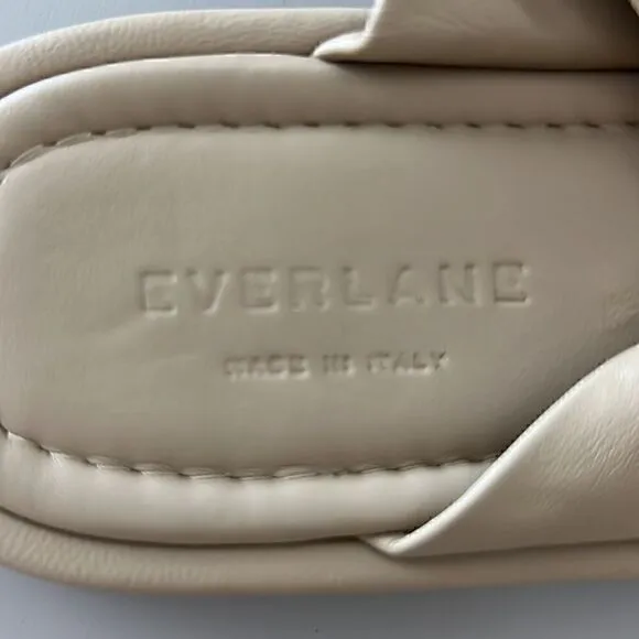 New Everlane The Day Twist Sandal in Warm Khaki Size 7.5