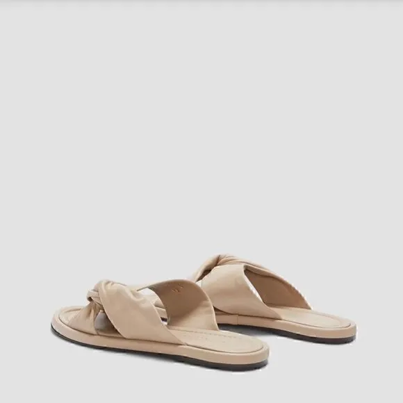 New Everlane The Day Twist Sandal in Warm Khaki Size 7.5