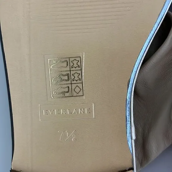 New Everlane The Day Twist Sandal in Warm Khaki Size 7.5
