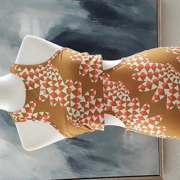 New FARM RIO Psychedelic Wave Dress