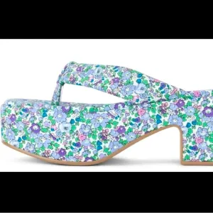 New floral platform sandals by Jeffrey Campbell