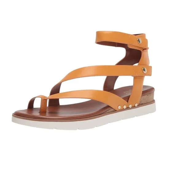 New! Franco Sarto Daven Gladiator Sandals in Mustard - Size 7.5 / EU 37.5