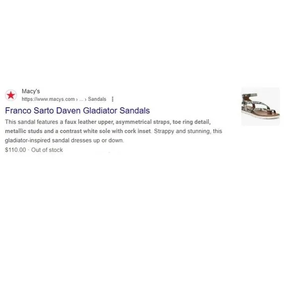 New! Franco Sarto Daven Gladiator Sandals in Mustard - Size 7.5 / EU 37.5