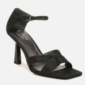 New FRANCO SARTO RANIA 2 STILETTO CUT-OUT high HEELS sandals black pumps 7