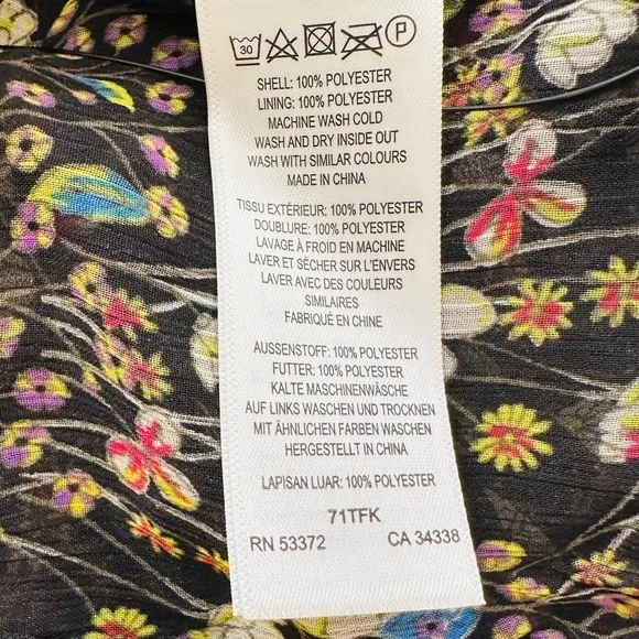 New French Connection Crinkle Floral Cold Shoulder Maxi Dress Boho