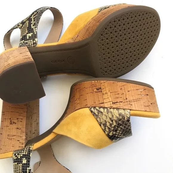 New Geox platform sandals