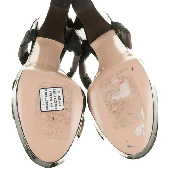 New GIANVITO ROSSI Platform Sandals, 35