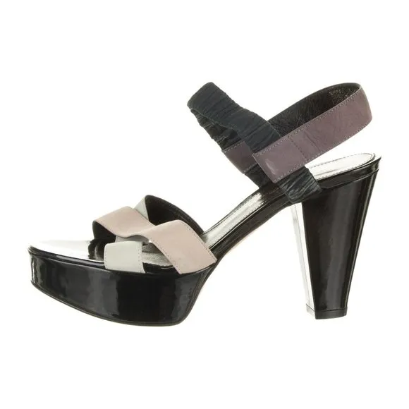 New GIANVITO ROSSI Platform Sandals, 35