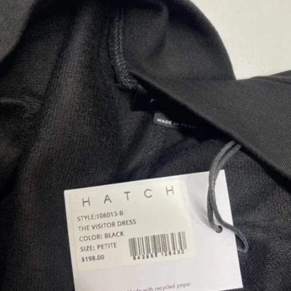 NEW HATCH Womens The Visitor Maternity Dress Size Petite Small Black
