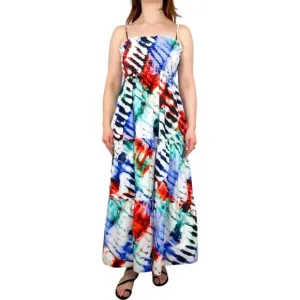 NEW HUNTER BELL reese dress in electric tie-dye