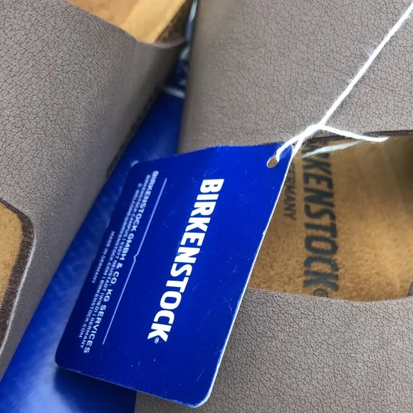 New In Box-Birkenstock Arizona-Stone-Sz 40 (9)-Medium-Narrow Fit