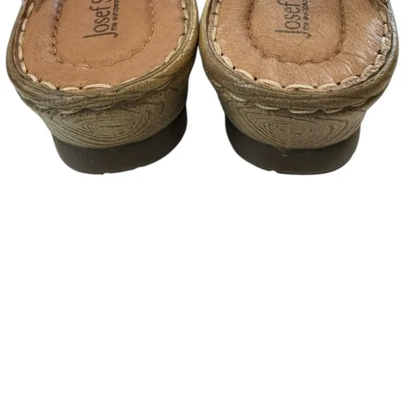 New Josef Seibel Women's Catalonia 01Tan Taupe Leather Sandals 37 6 6.5