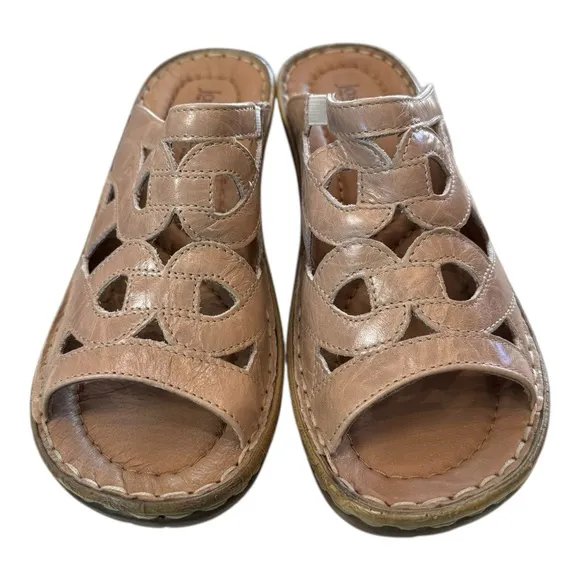 New Josef Seibel Women's Catalonia 01Tan Taupe Leather Sandals 37 6 6.5